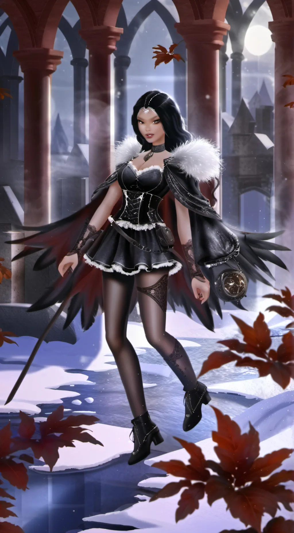 ai character: Crystal background