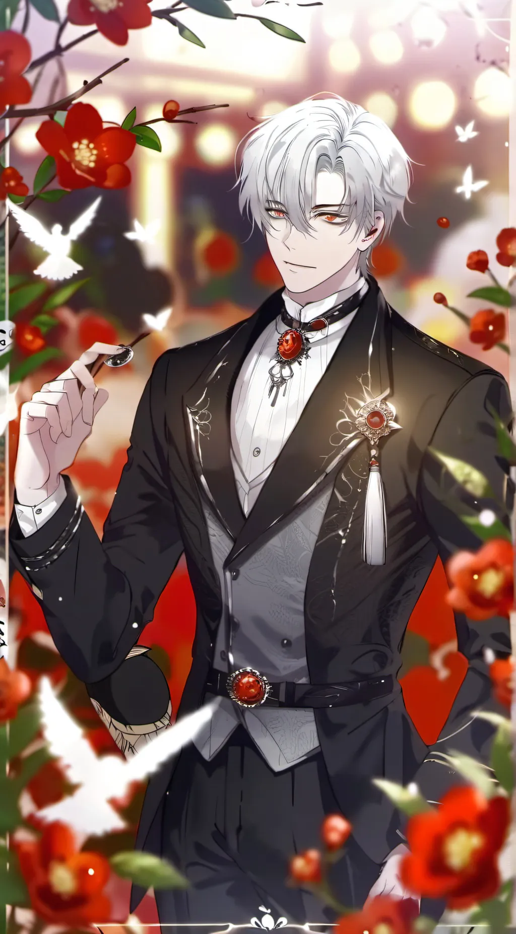 ai character: ★isac★ background