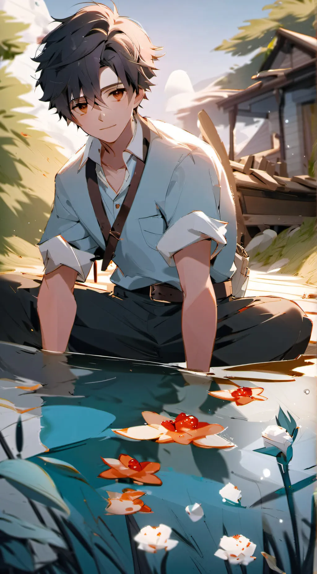 ai character: blaze background