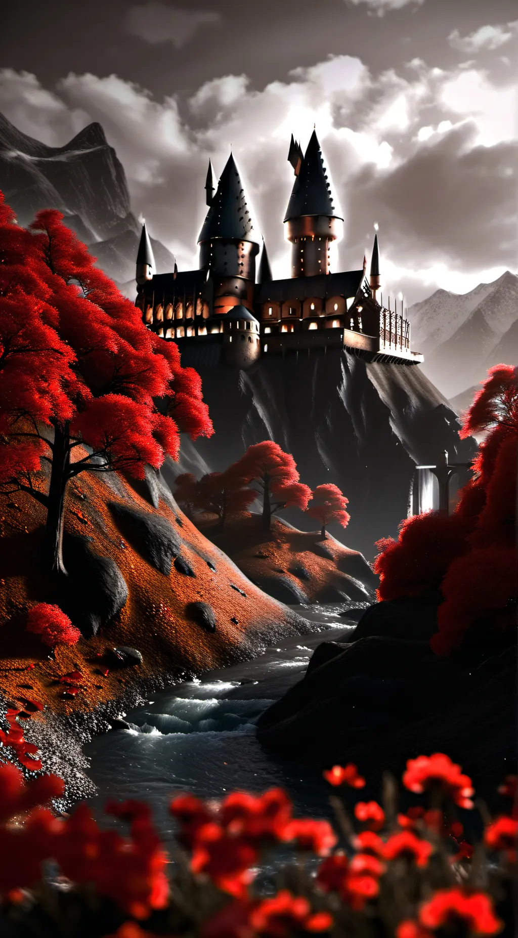 ai character: 😭 Hogwarts 😭  background