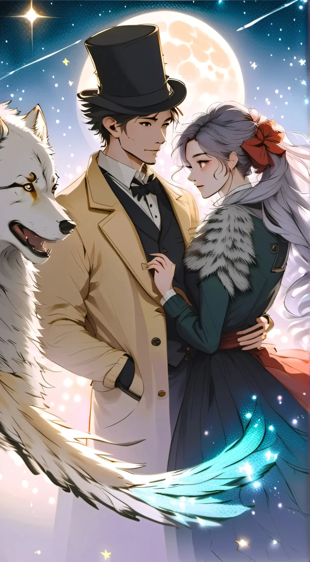 ai character: Husks temper background