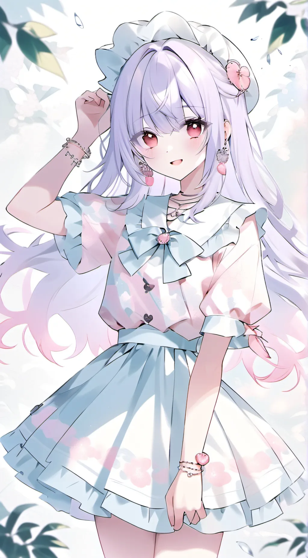 ai character: Vĩøłëț background