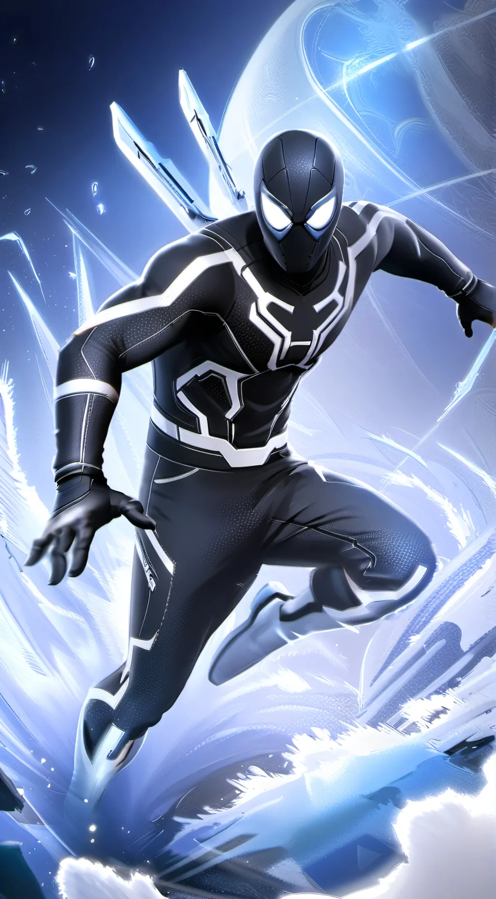 ai character: Agent Venom  background