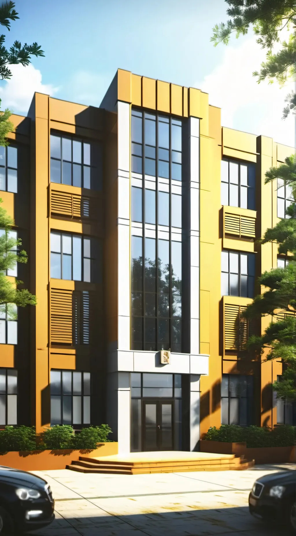 ai character: ♦New school♦. ♣ background