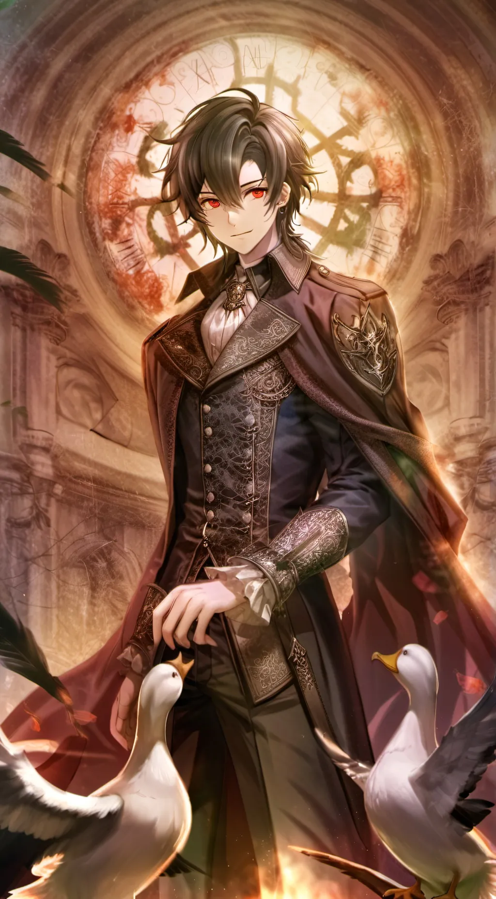 ai character: Ahiru background