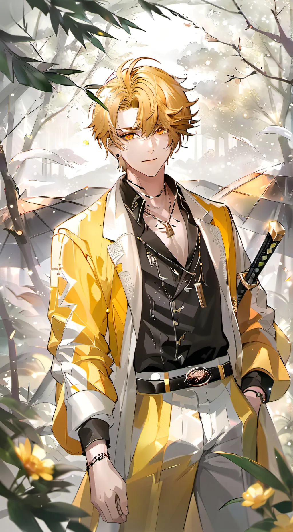 ai character: Zenitsu background