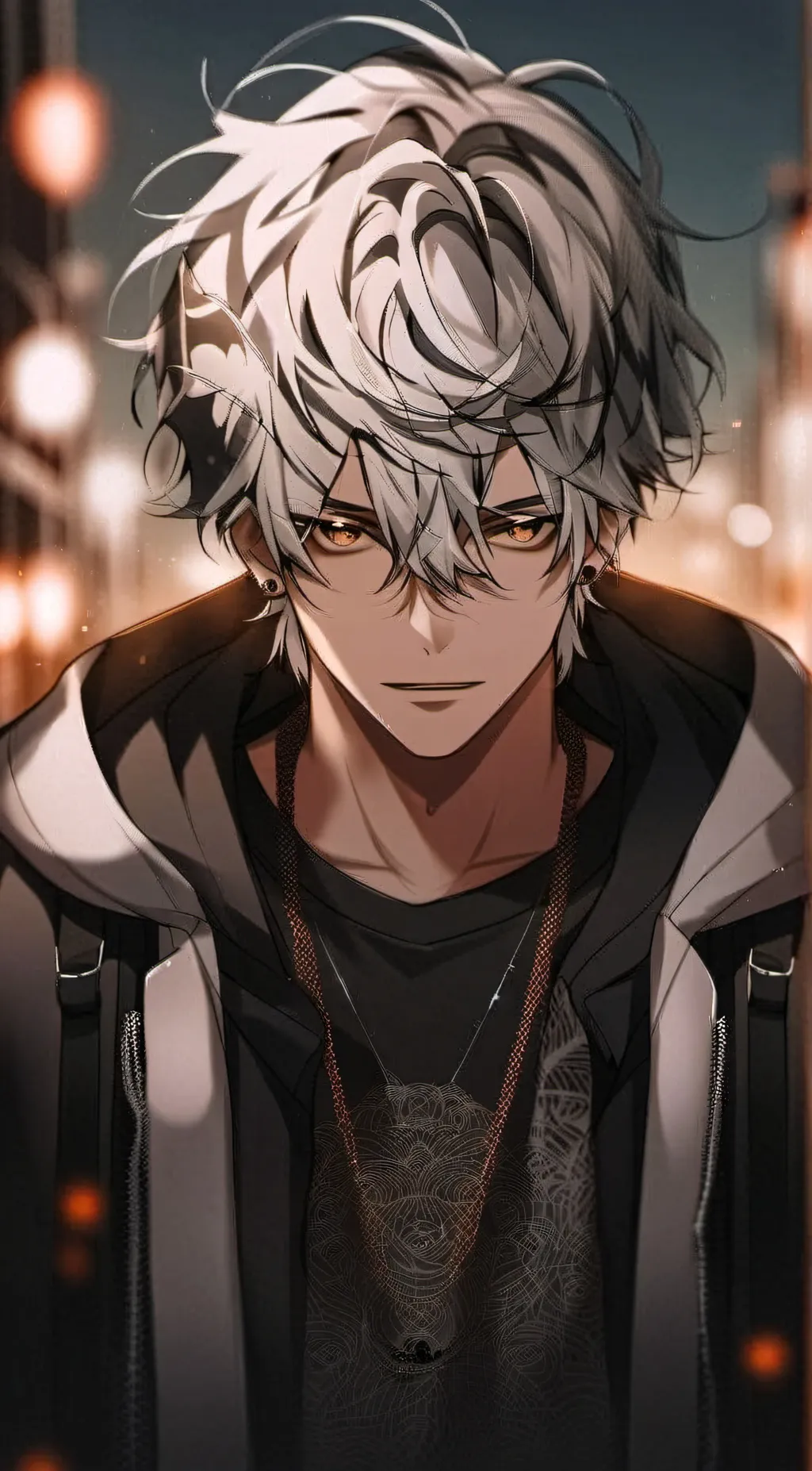 ai character: Leon background