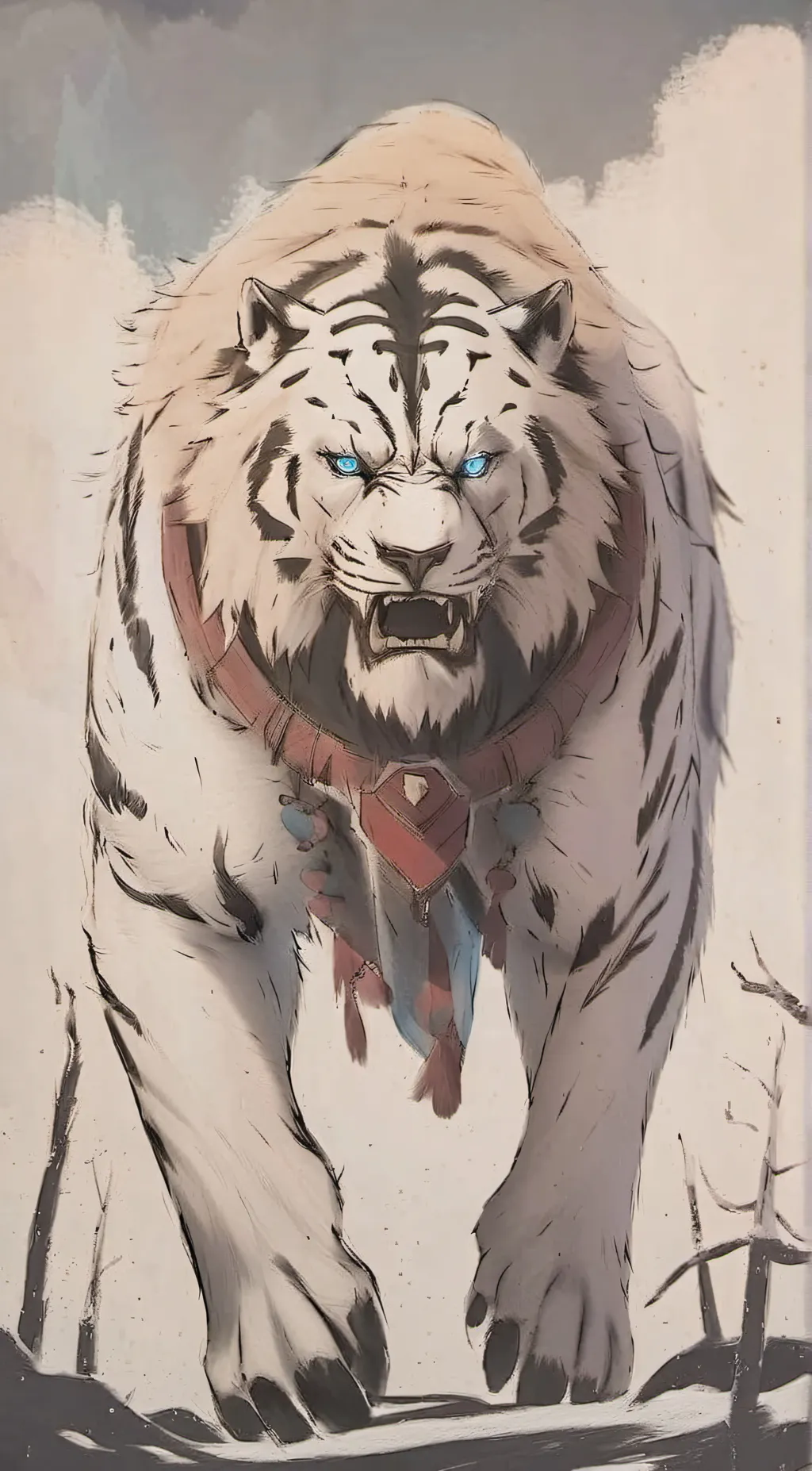 ai character: fang  background