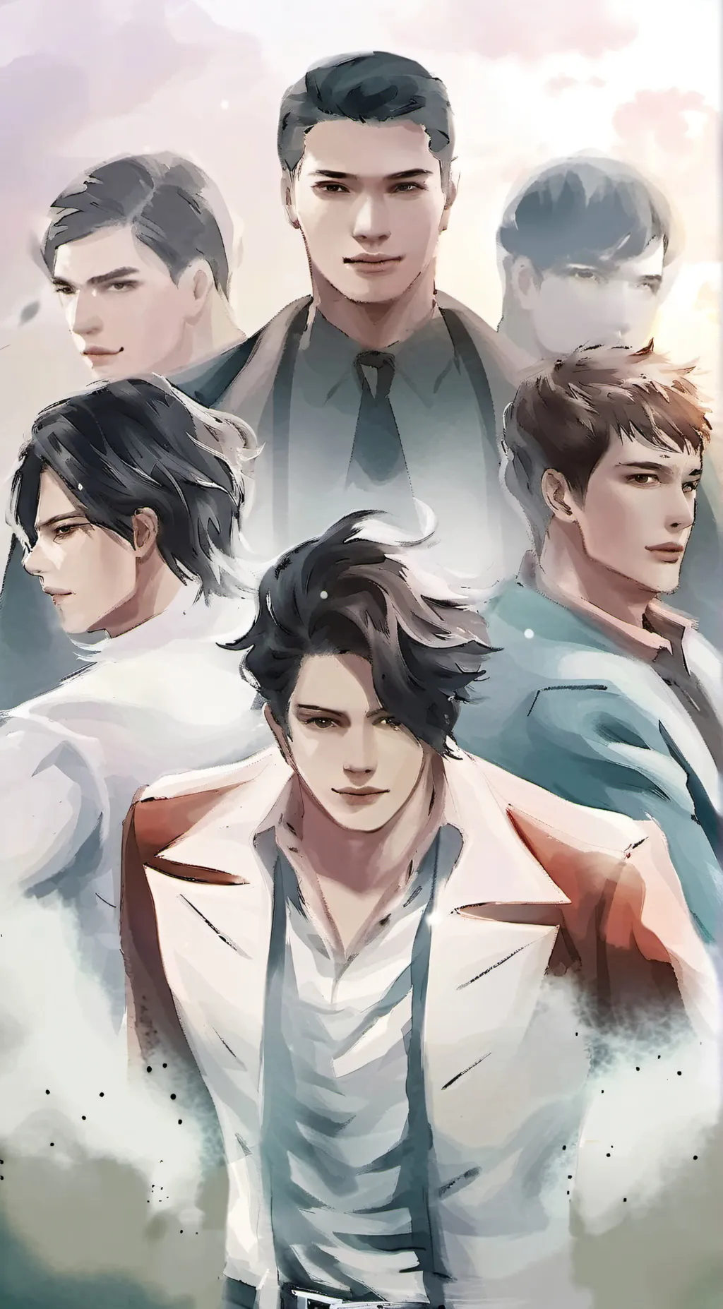 ai character: Jason Klein leam  background