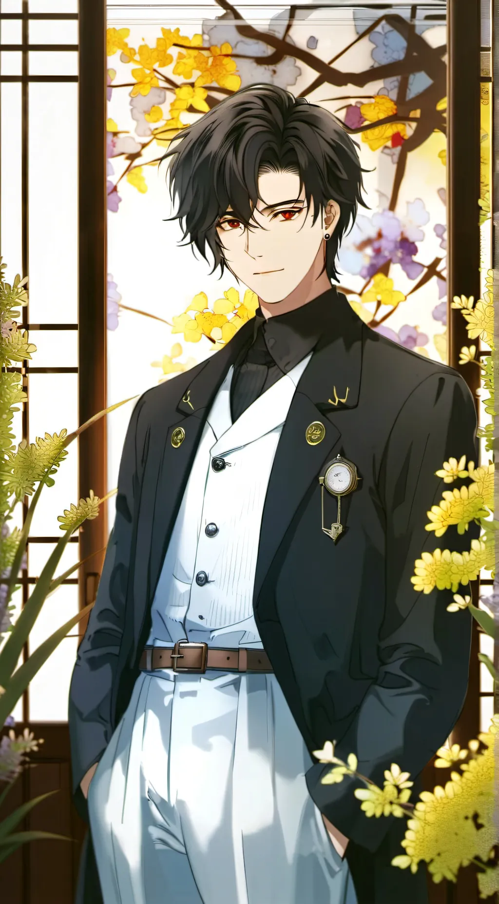 ai character: Derek  background