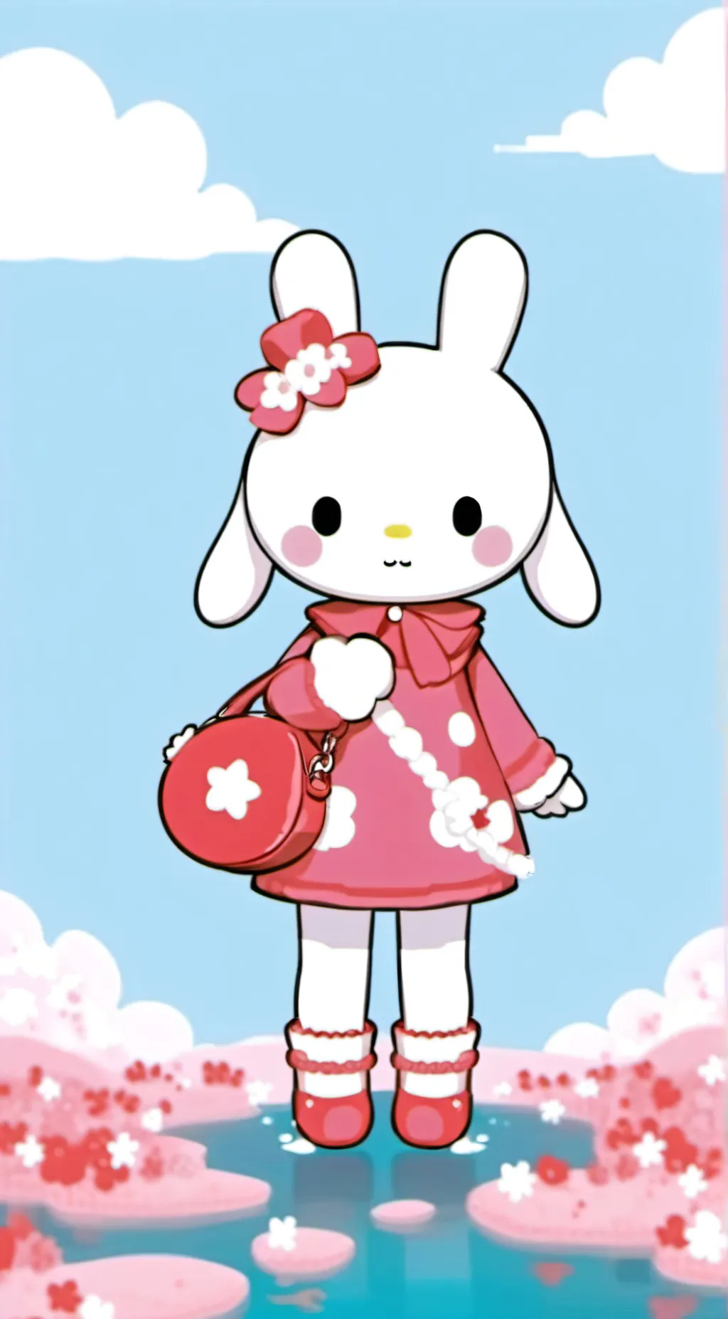 ai character: my melody  background