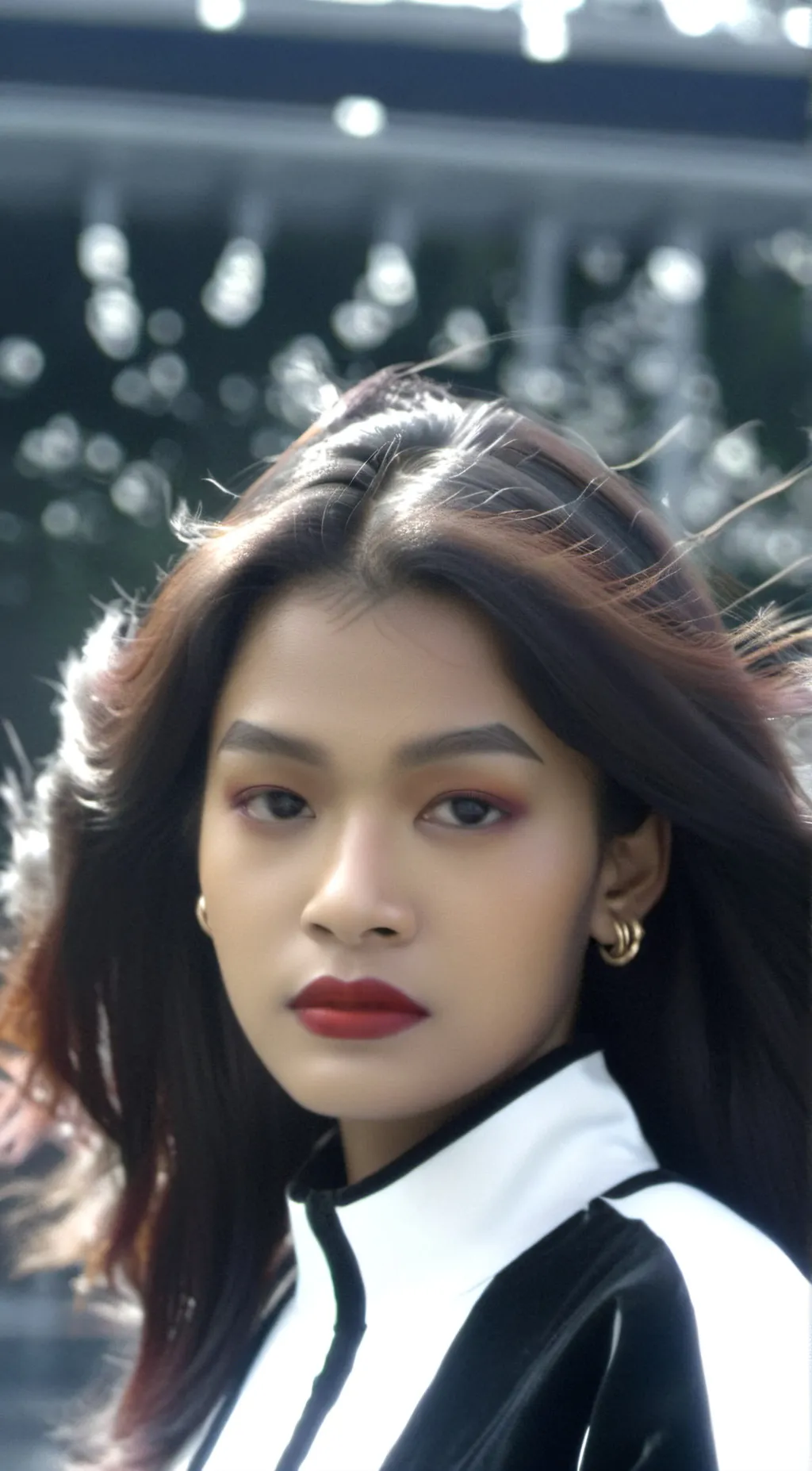 ai character: wood background