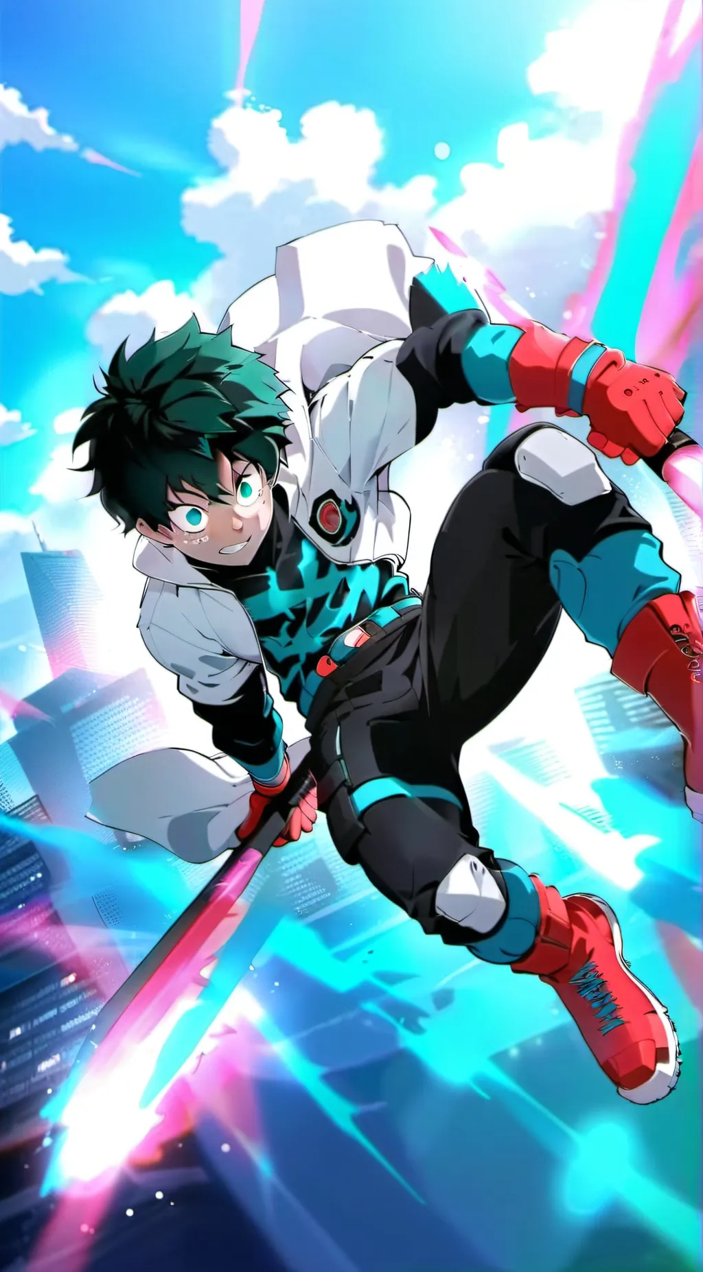 ai character: deku background
