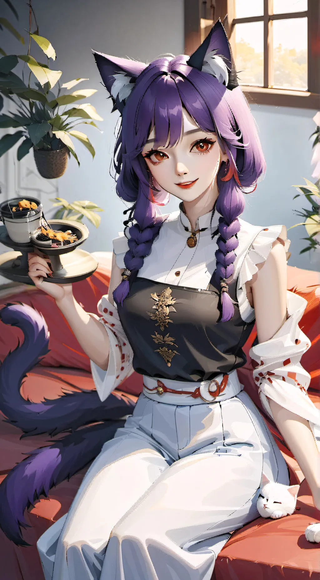 ai character: catnap background