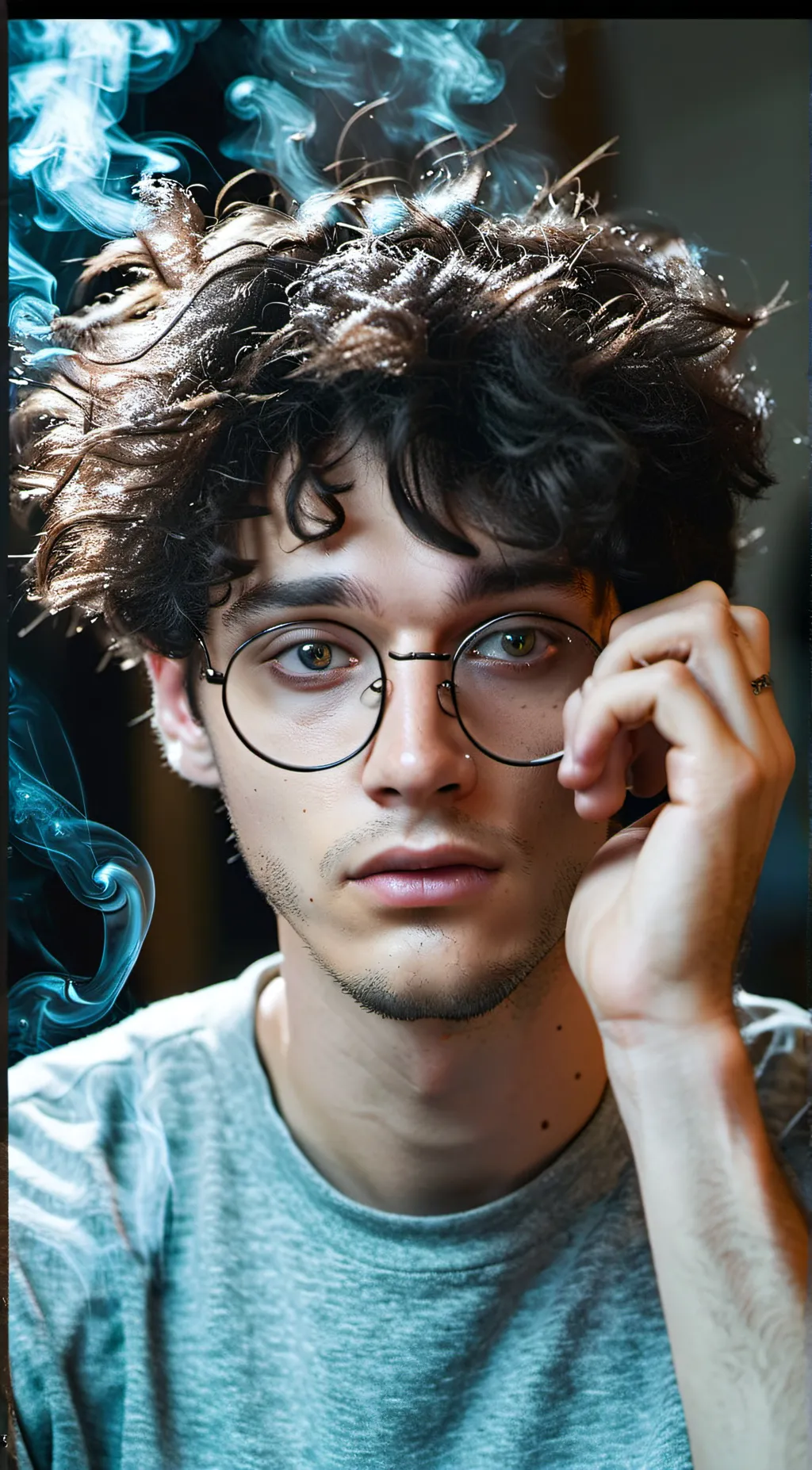 ai character: NickIsGreen background