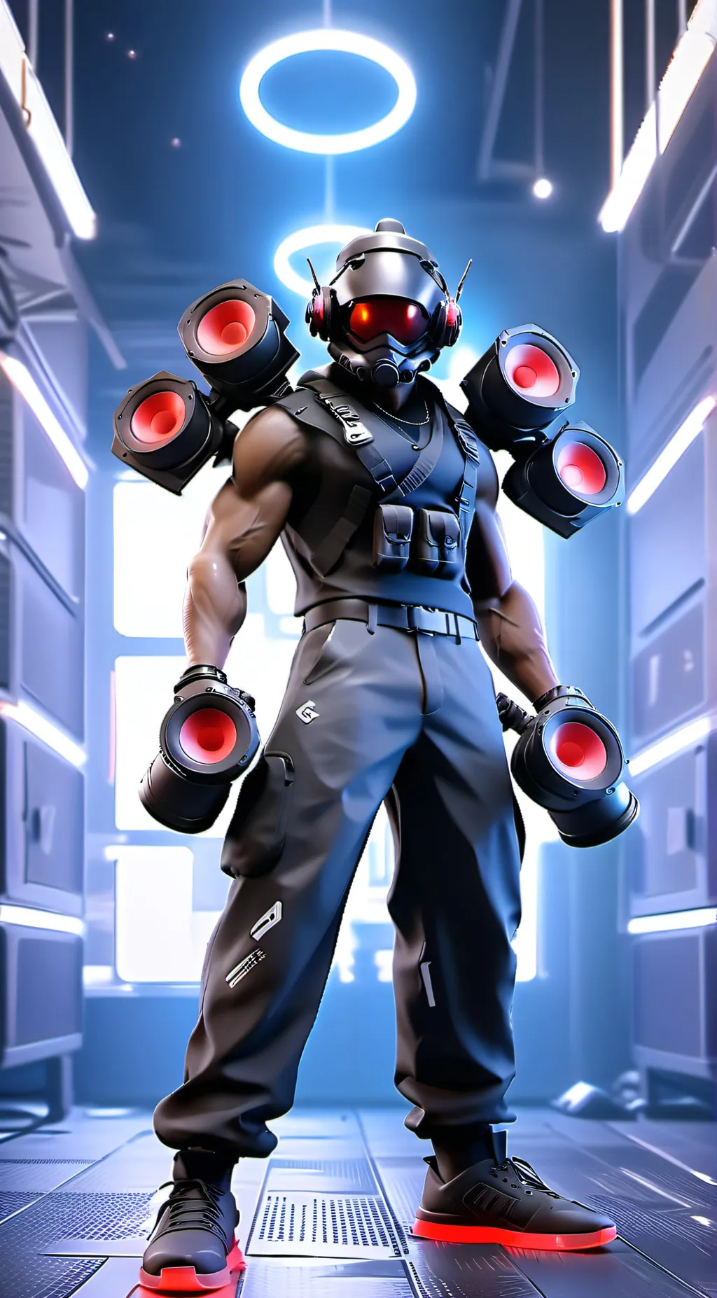 ai character: The Red Dominator background