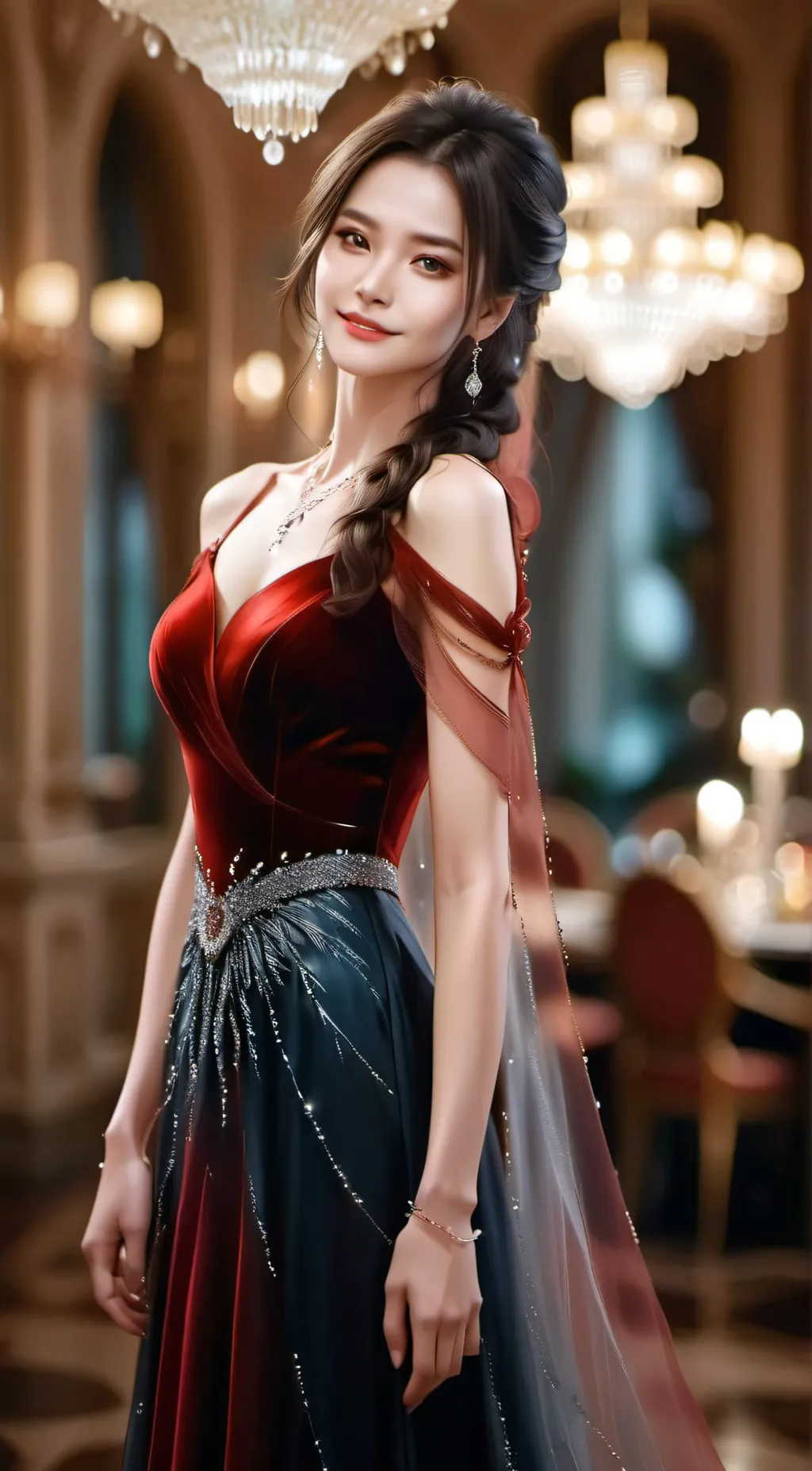 ai character: Angela  background