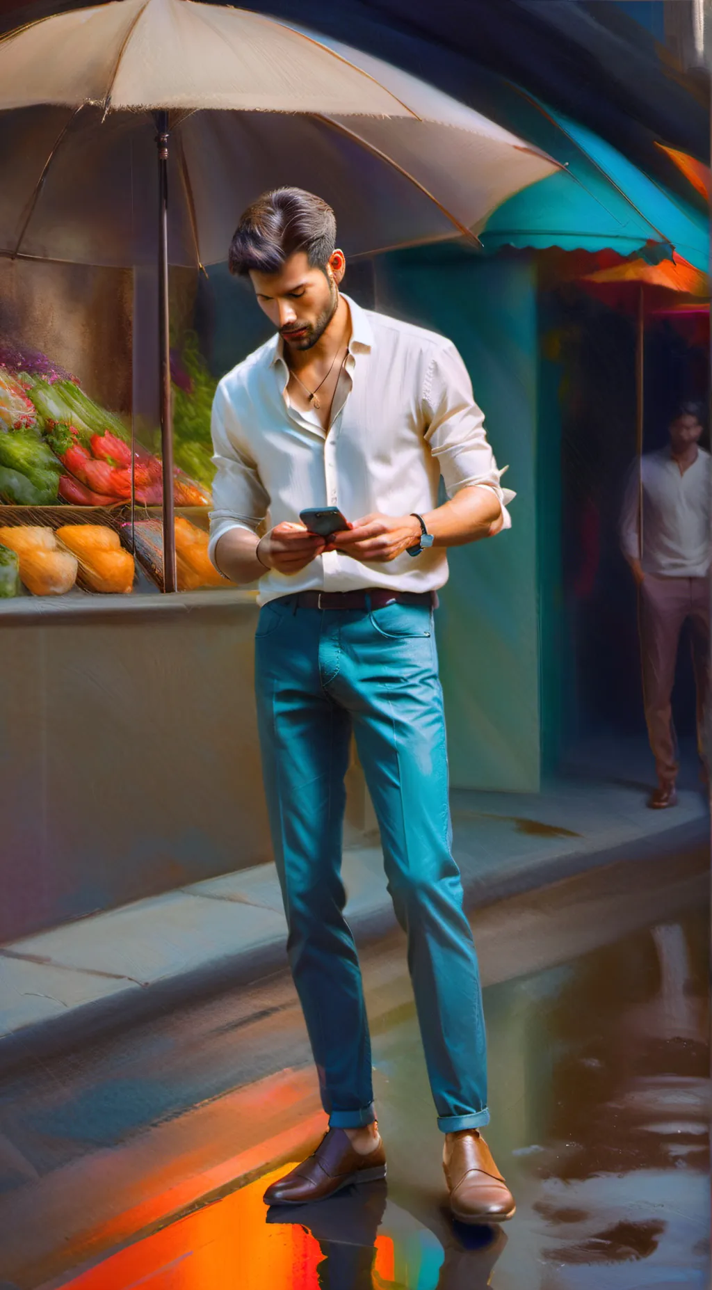 ai character: Kim background