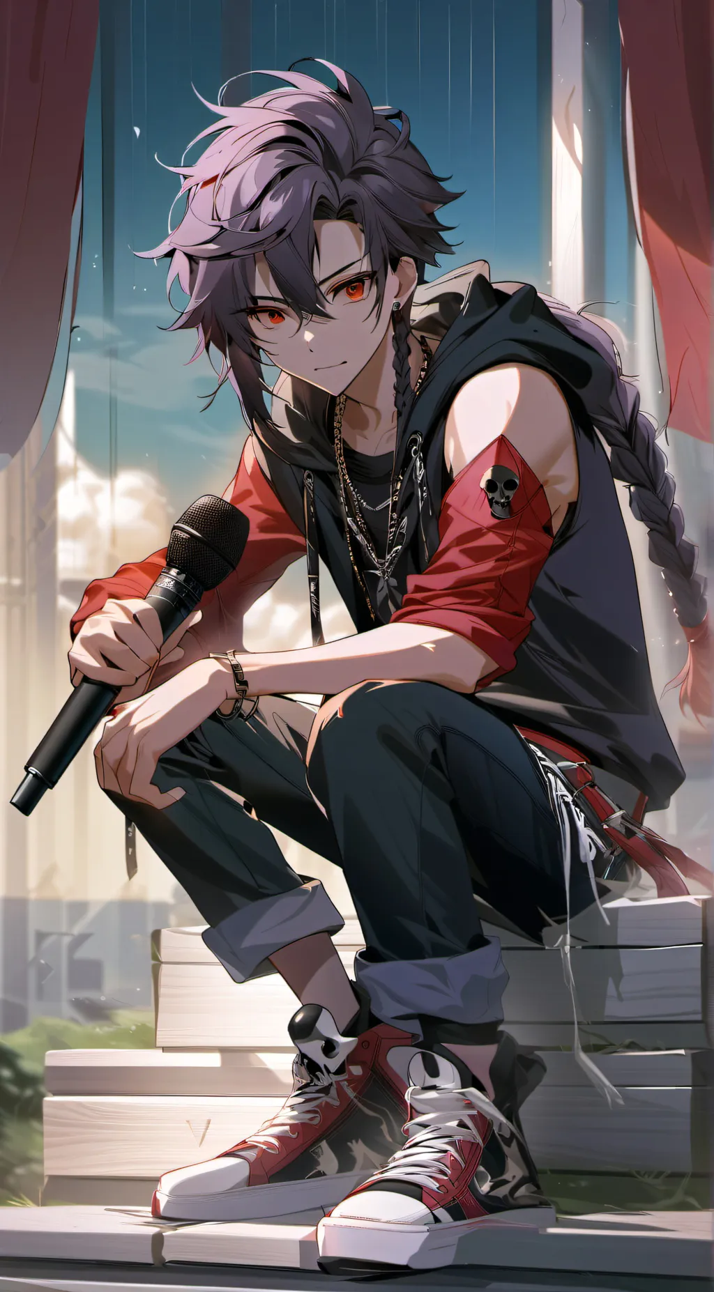 ai character: Prince Skarlett  background