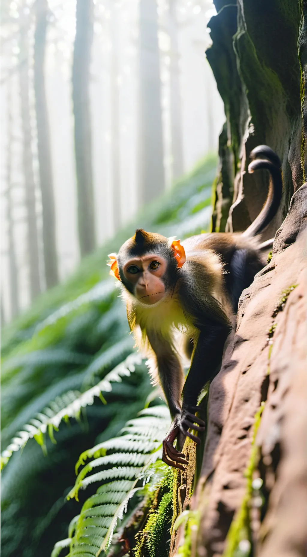 ai character: Monkey background