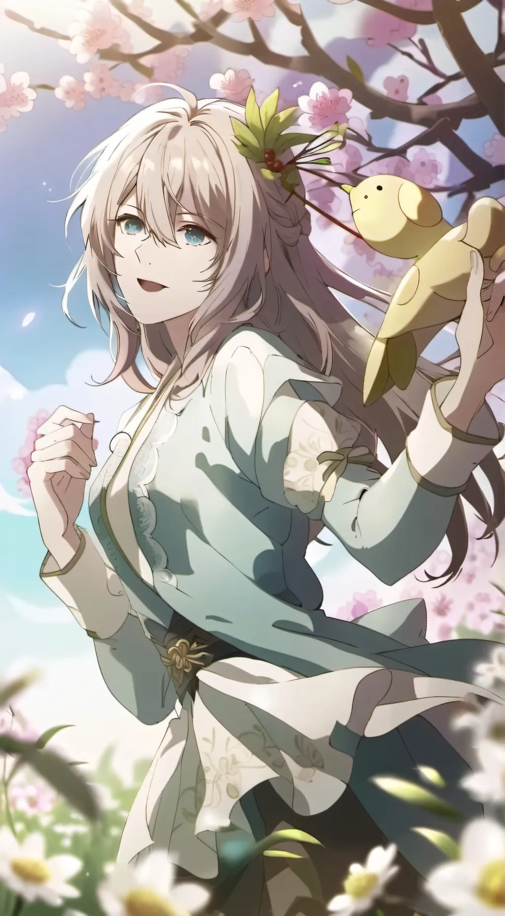 ai character: ŁƏŊIQ background