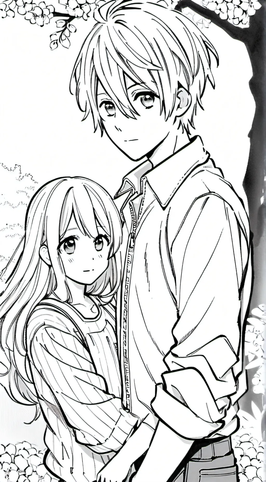 ai character: Zip and Edward  background