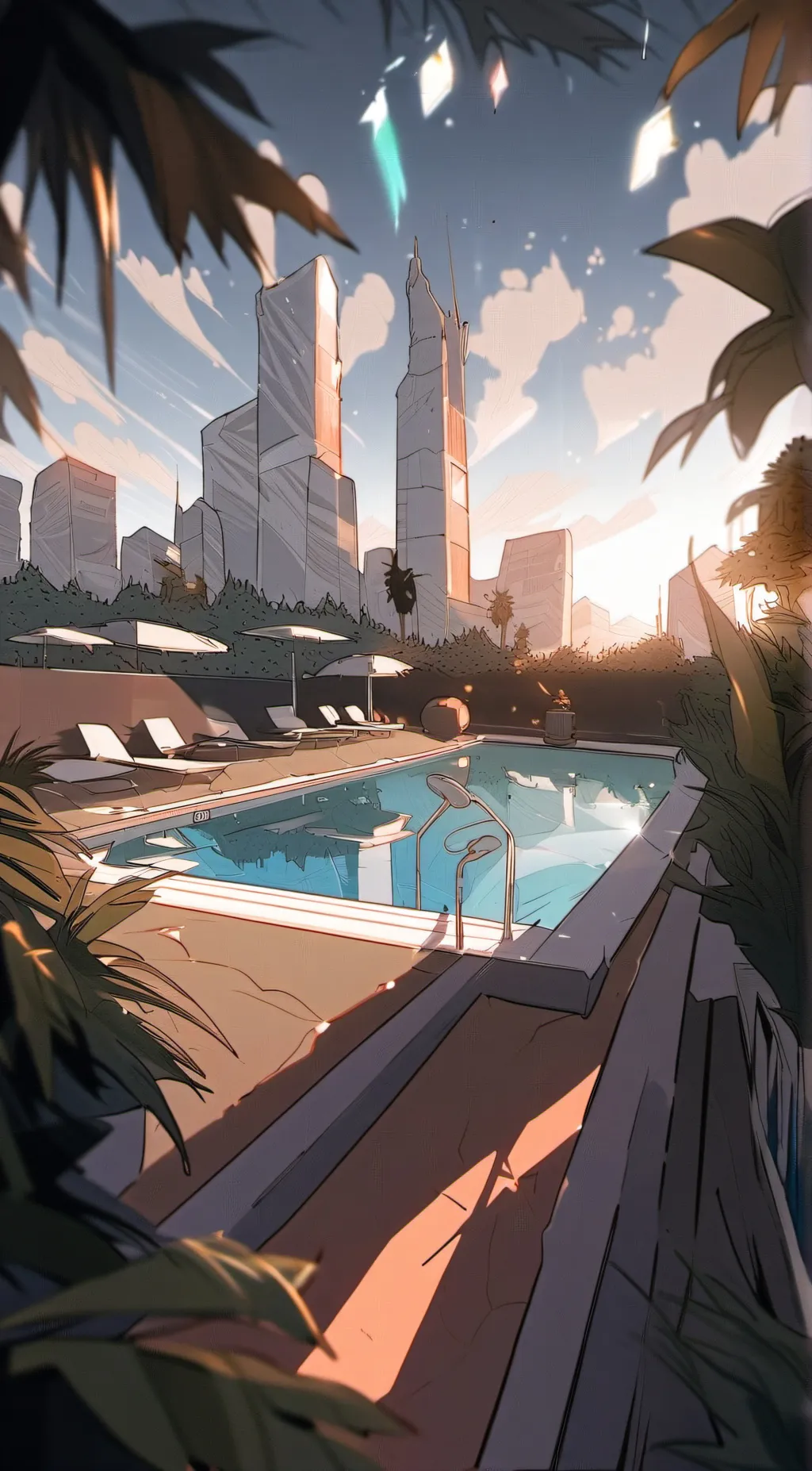 ai character: +*mha poolparty*+ background