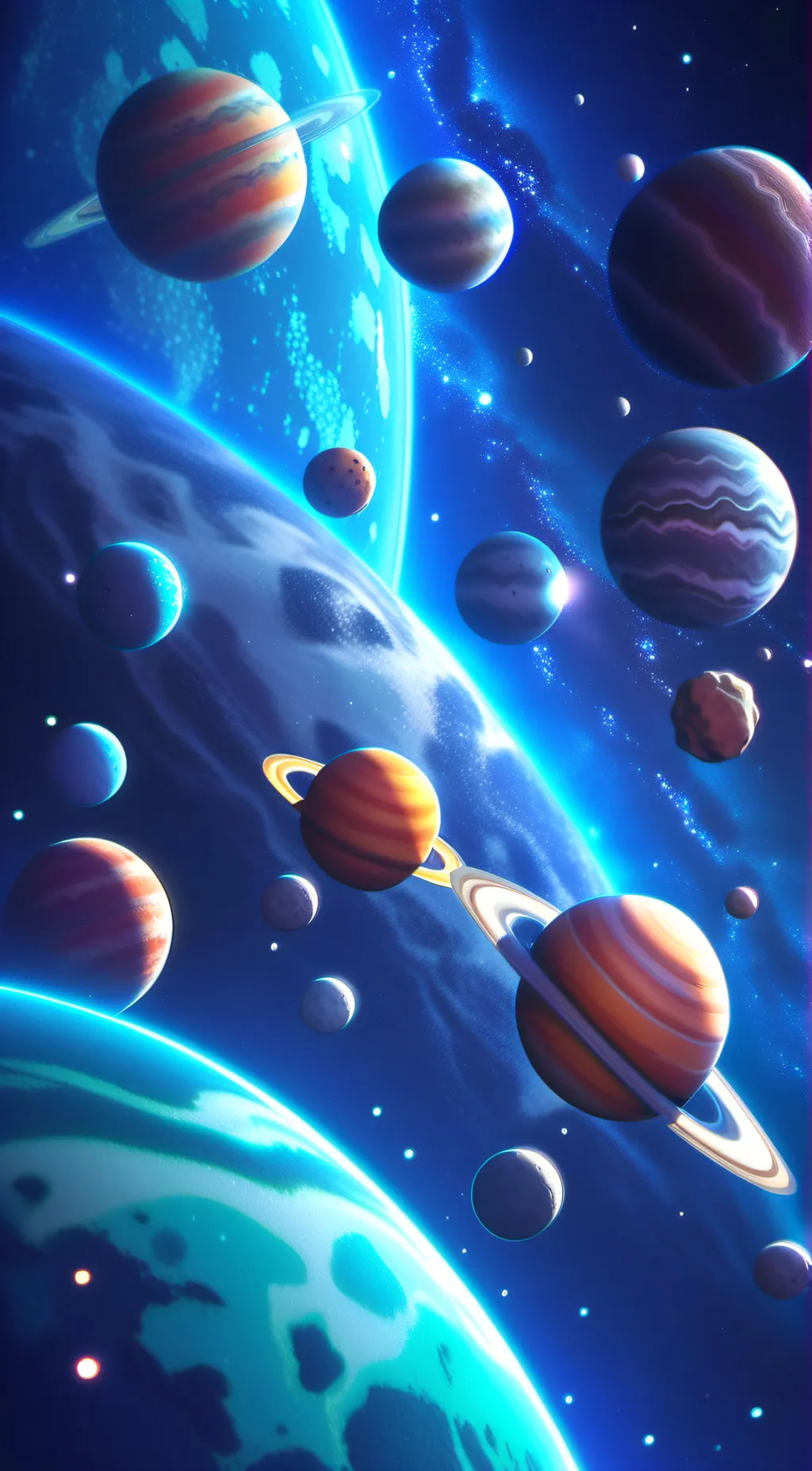 ai character: Exoplanets background