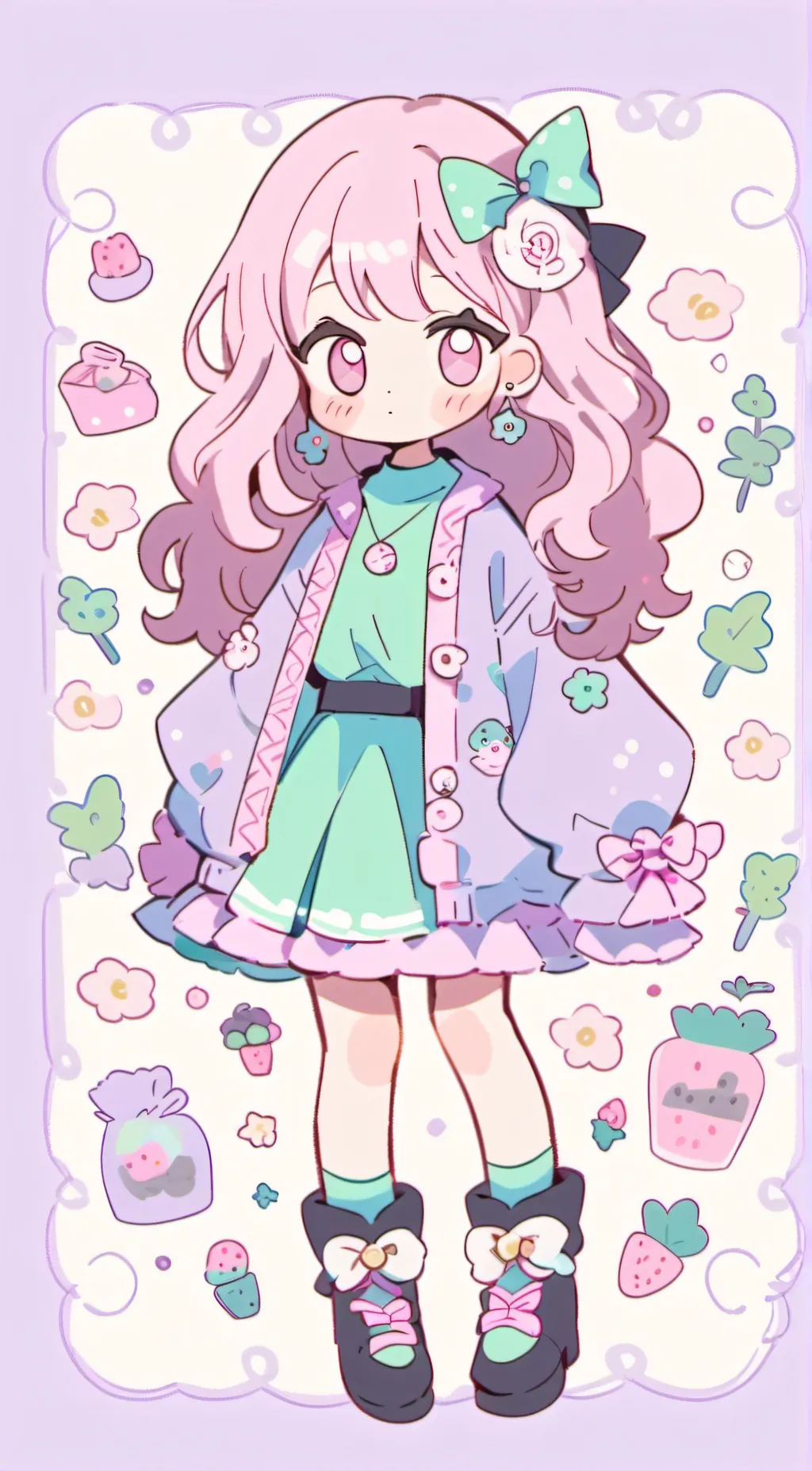 ai character: Pinky  background