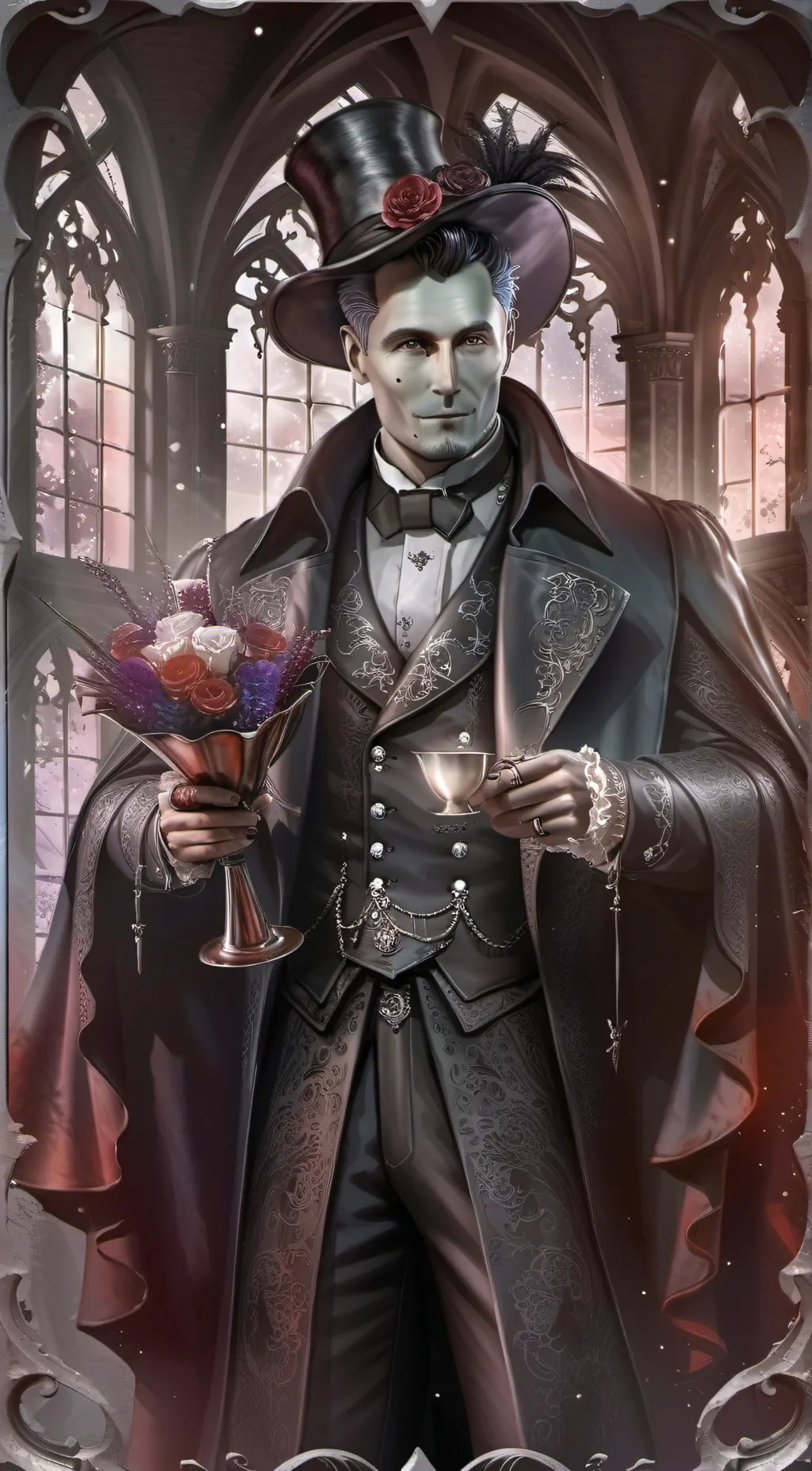 ai character: the man background