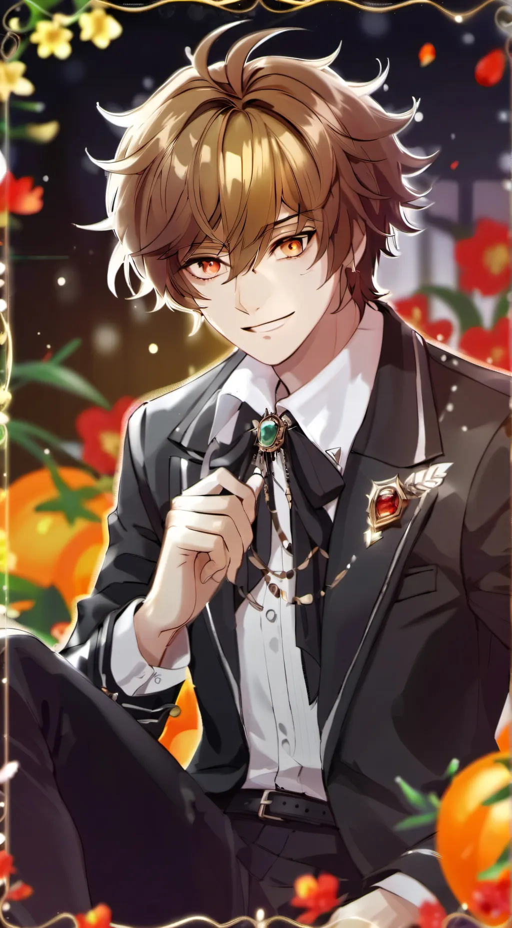 ai character: Saturn background