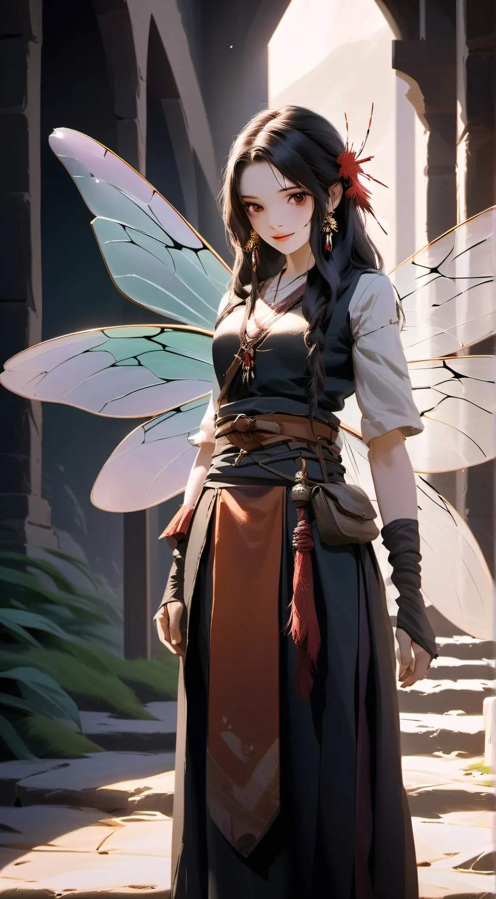 ai character: hanaia background