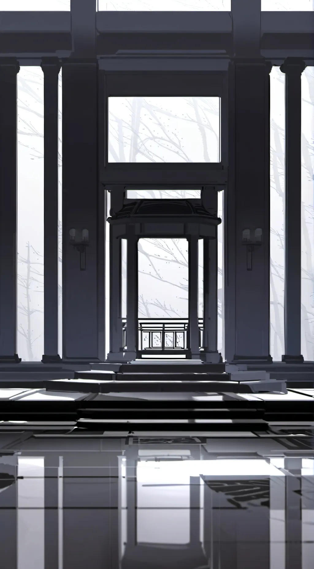 ai character: EmptySekai Hanakai background