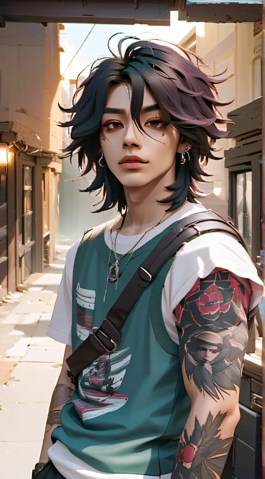 ai character: Max background