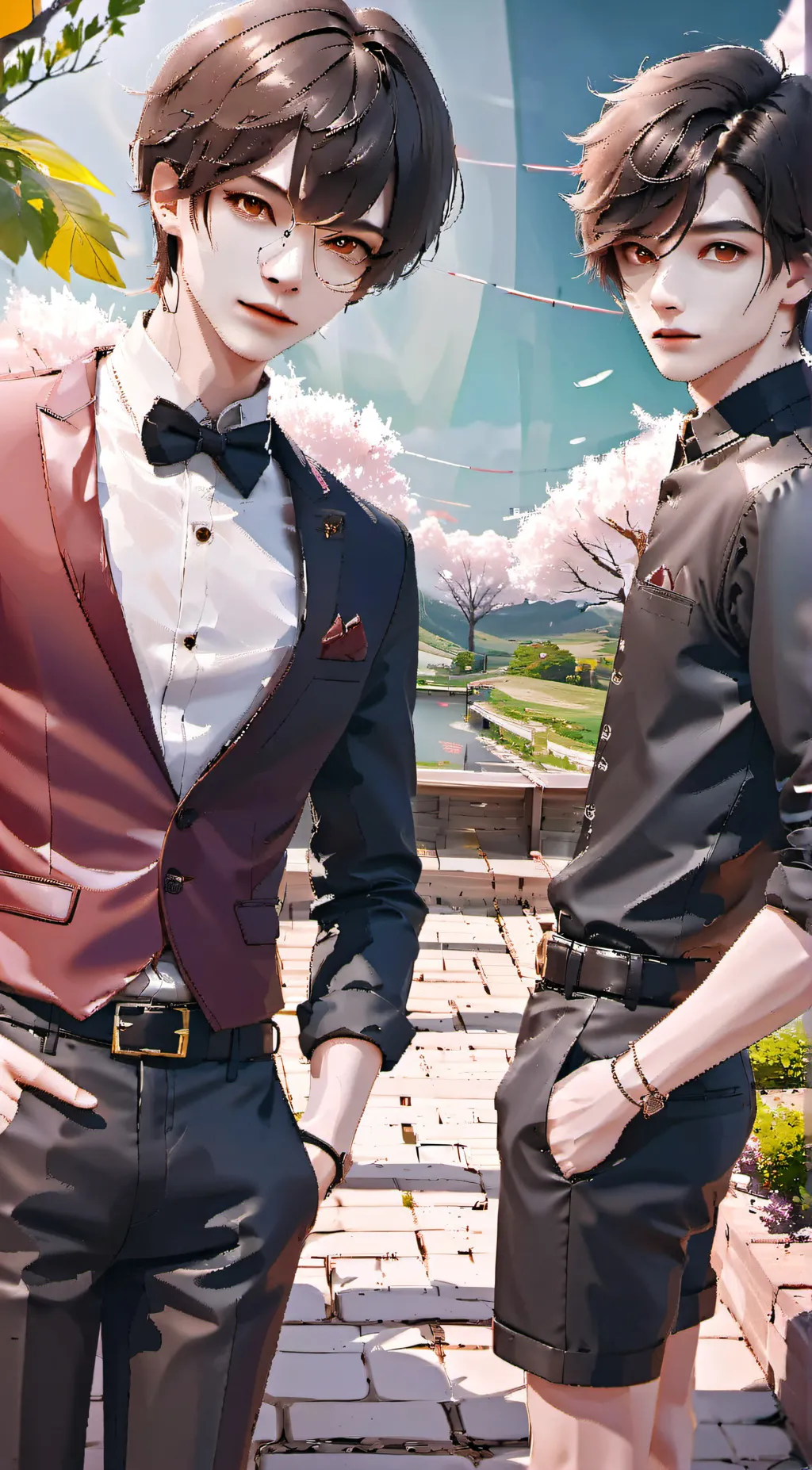 ai character: Nathan & Jason background