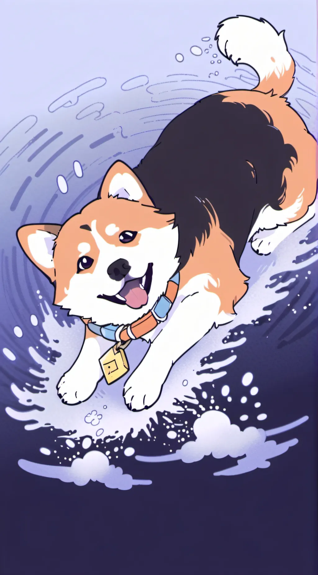 ai character: dogday background