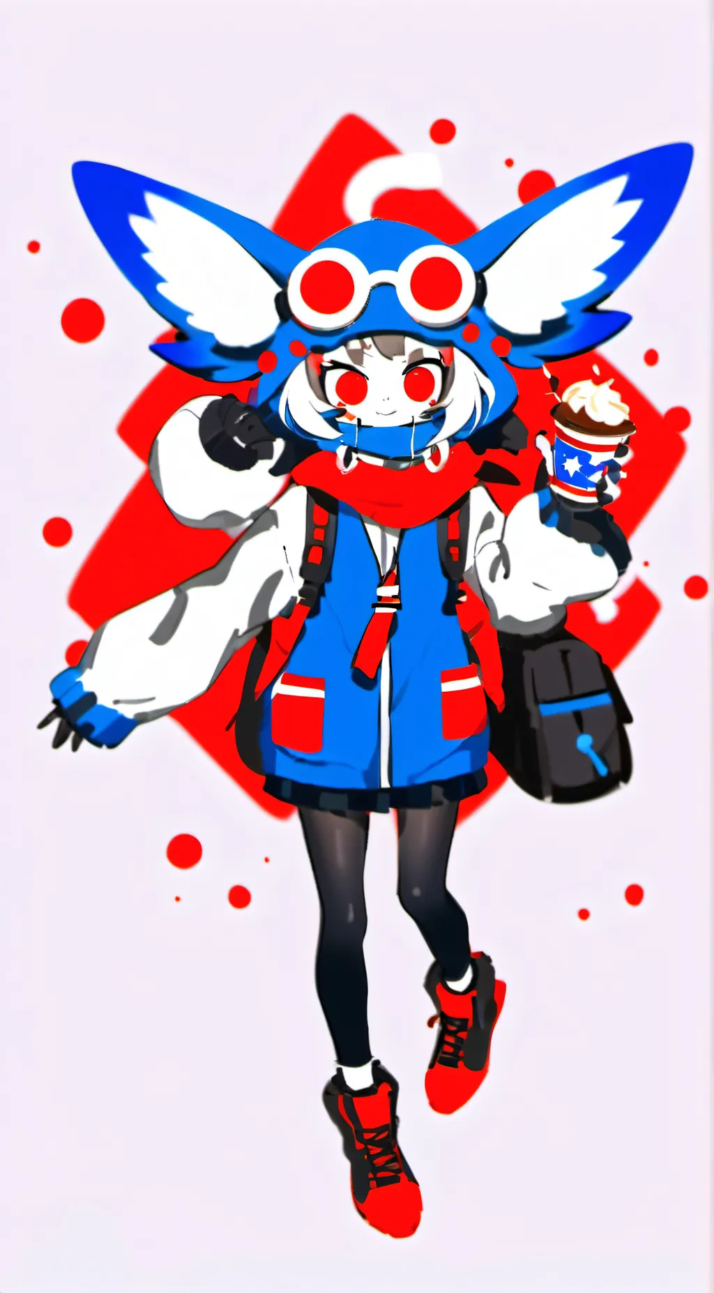 ai character: 💙🎪Pomni🎪💙 background