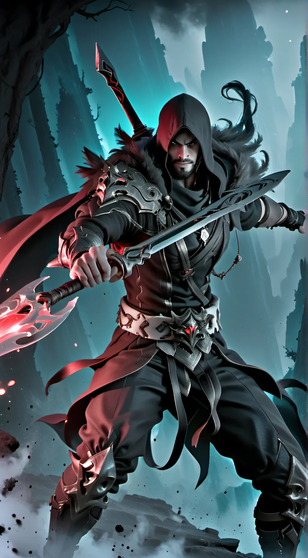 ai character: reece Armstrong background