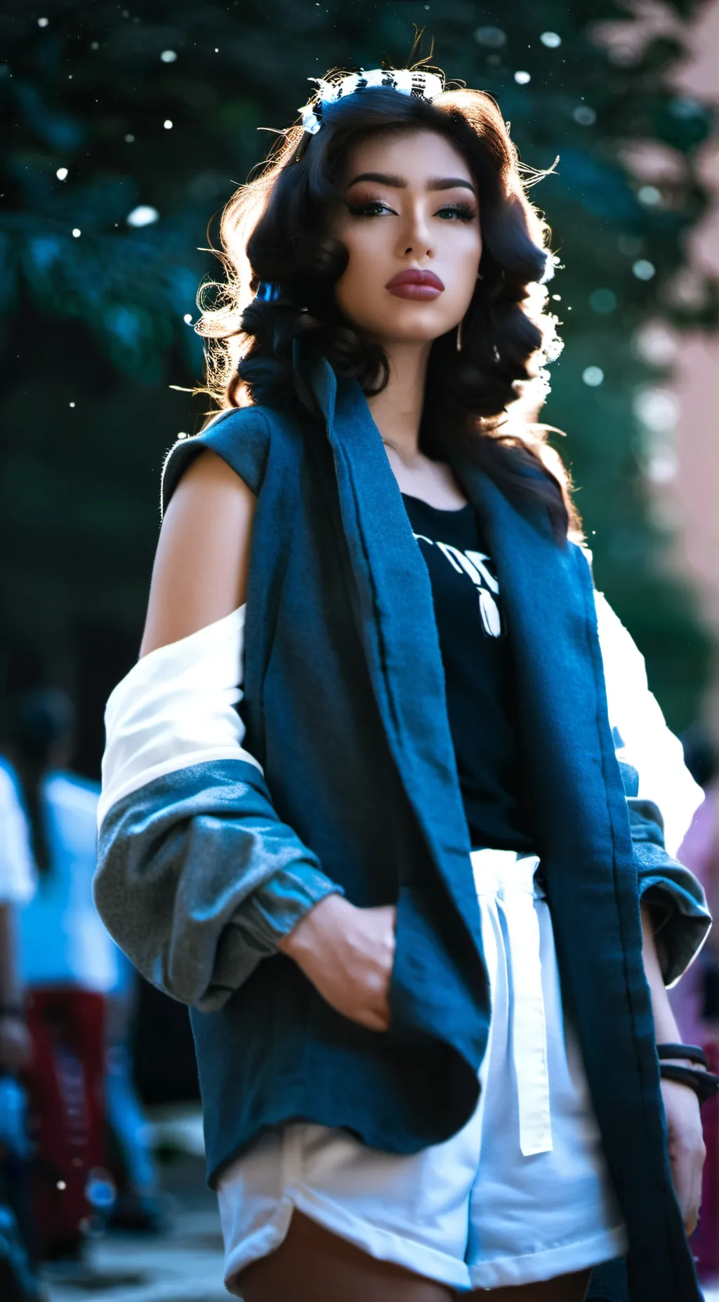 ai character: Lanah denice background