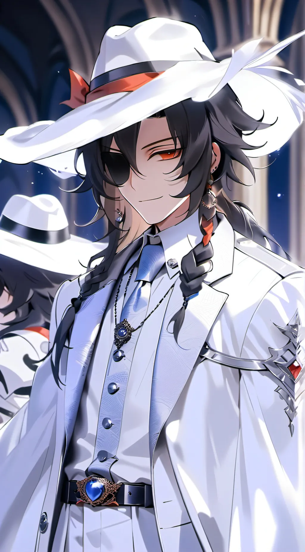 ai character: upermoons  background