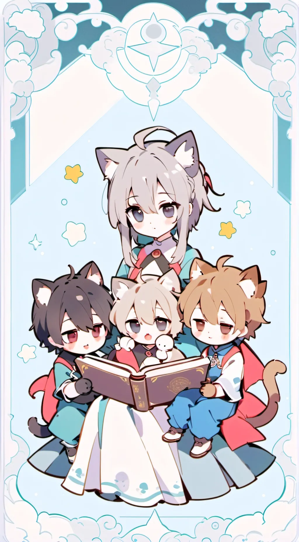 ai character: Family trip  background