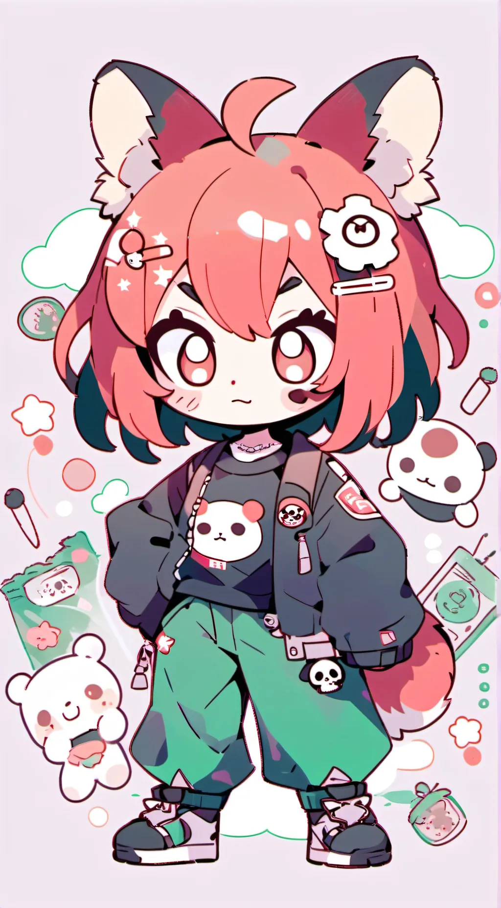 ai character: †★Oyana x mha★† background