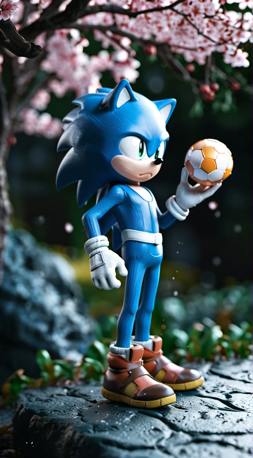 ai character: Sonic background