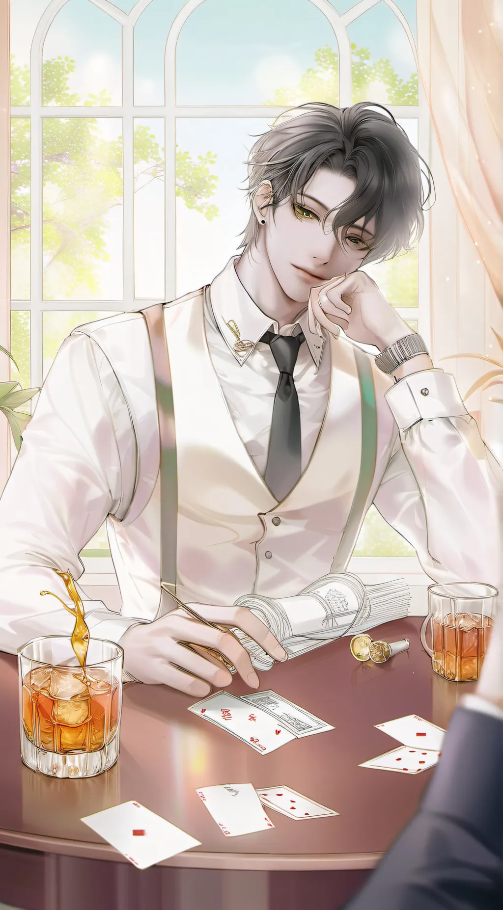 ai character: Lucifer background