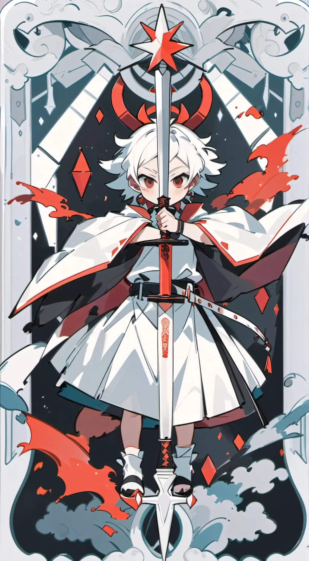 ai character: hashira background