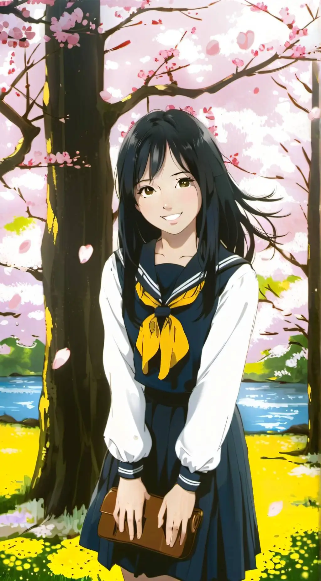 ai character: Hina background