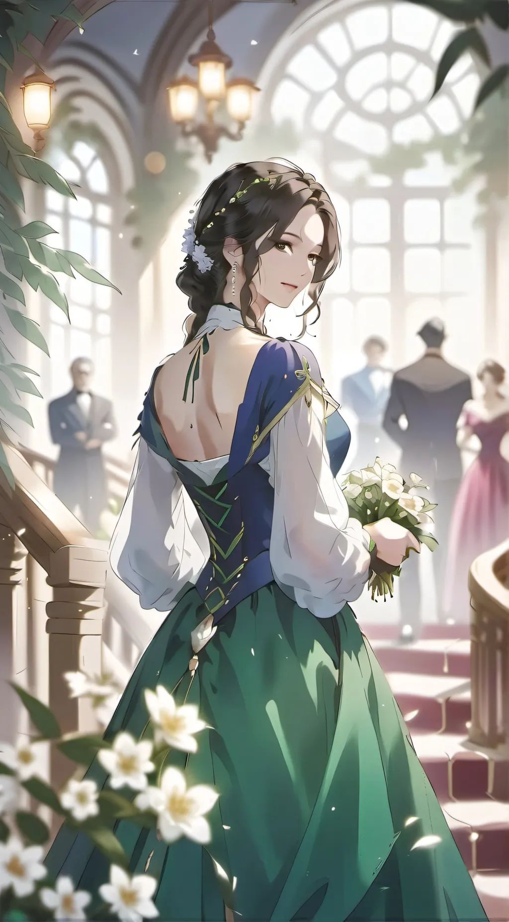 ai character: sandy background