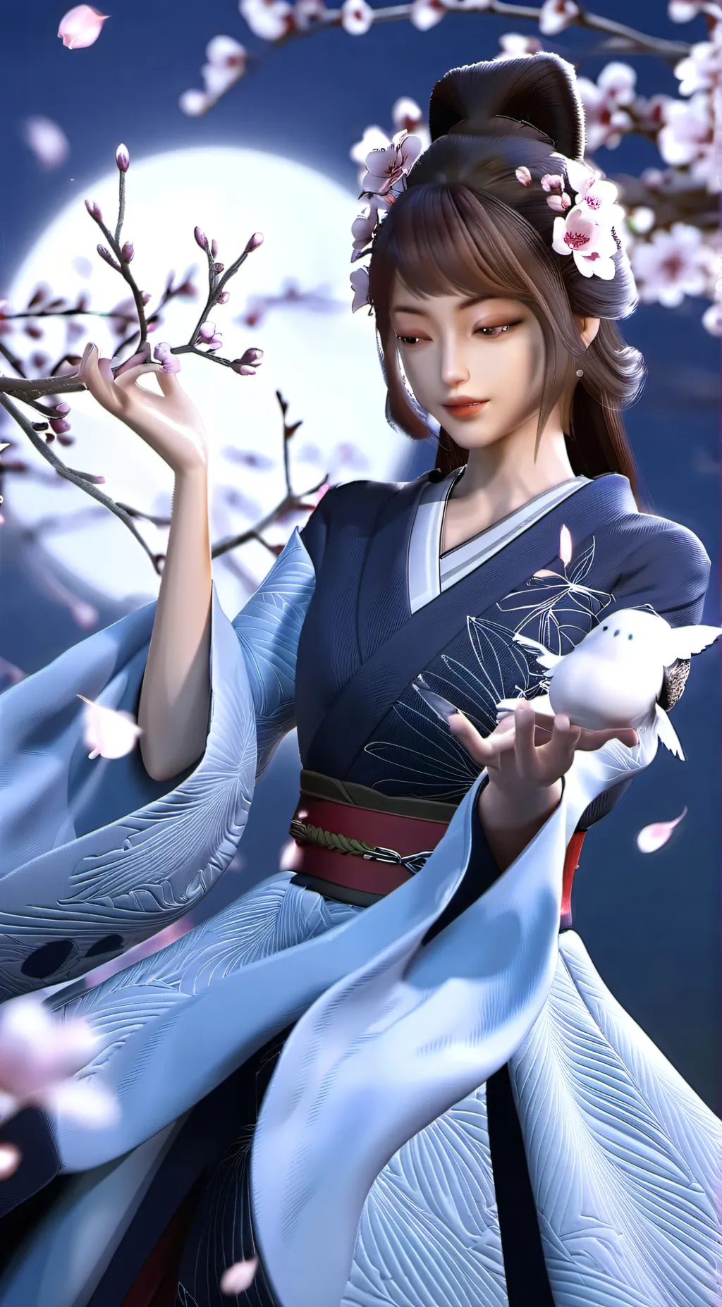 ai character: Mama  background