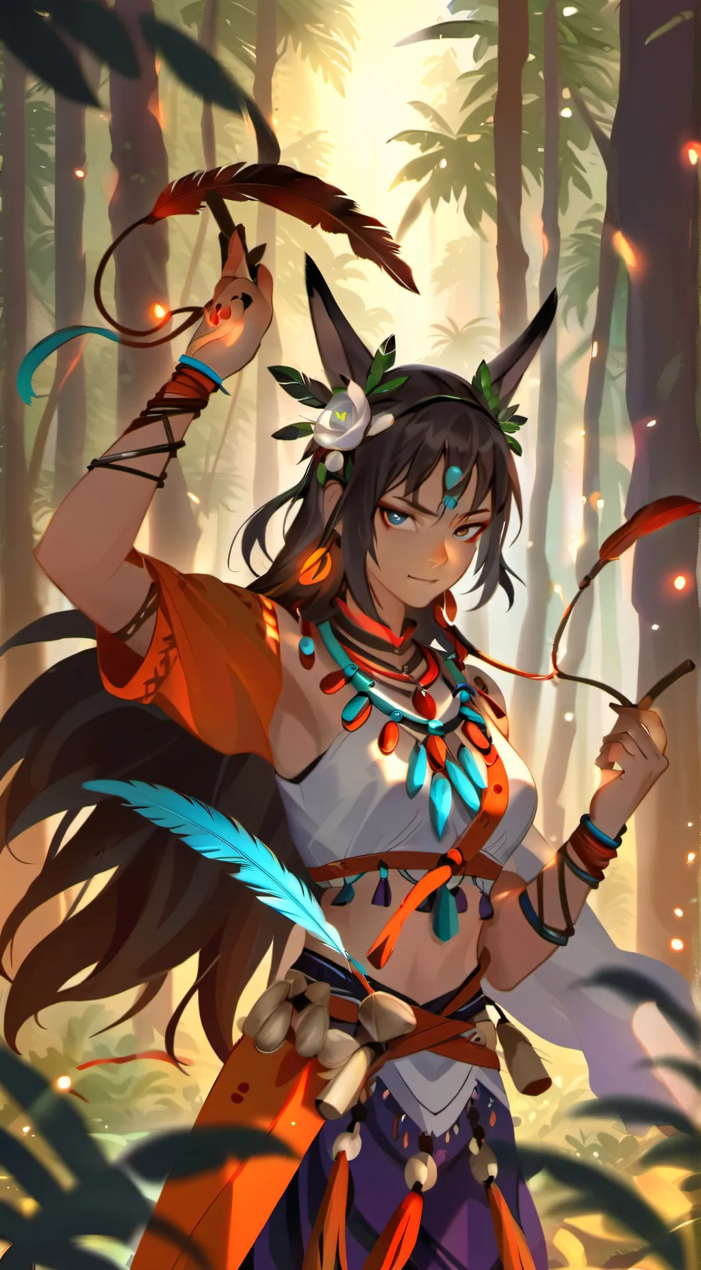 ai character: Laqha (Unbesiegt) background
