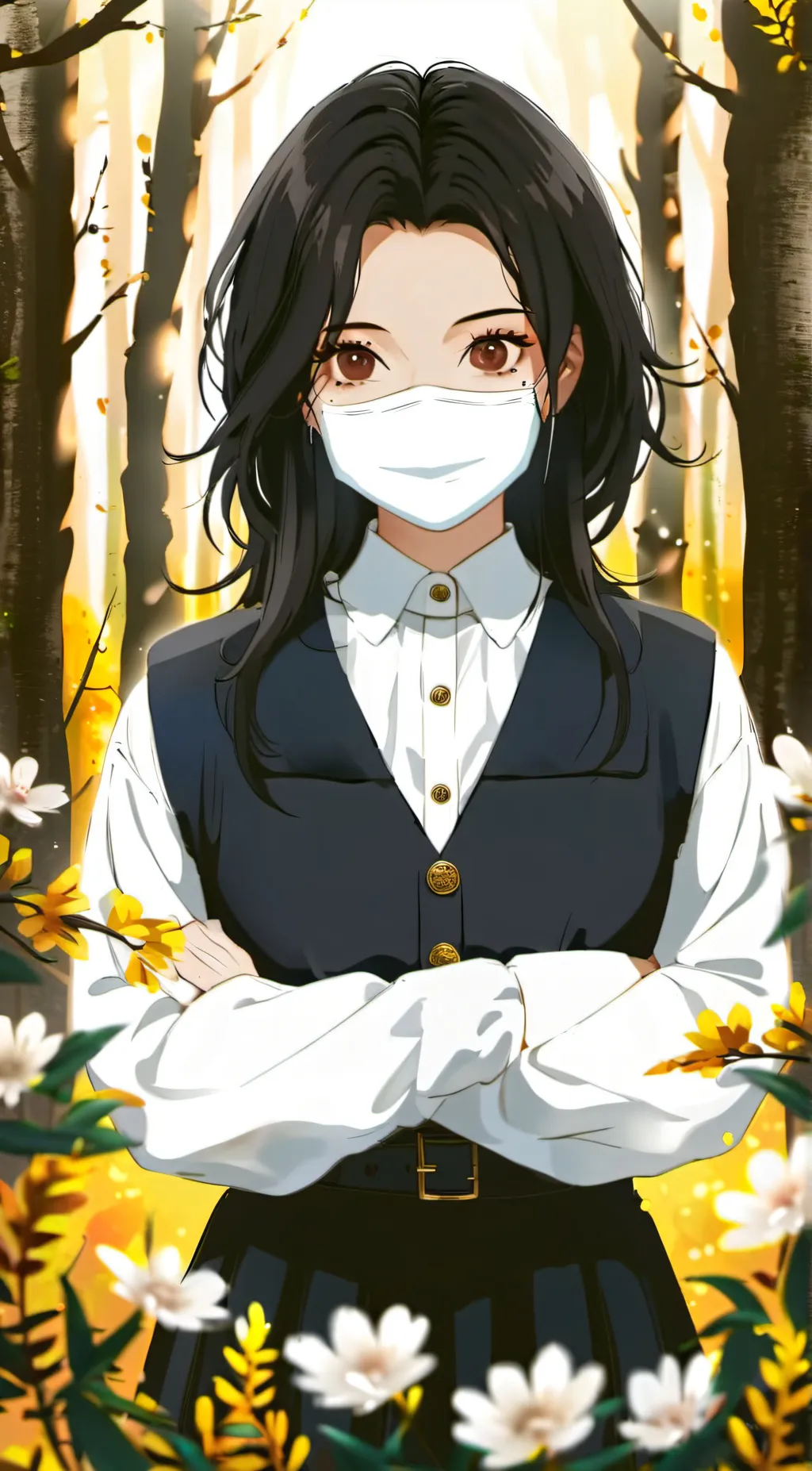 ai character: elizabeth brown background